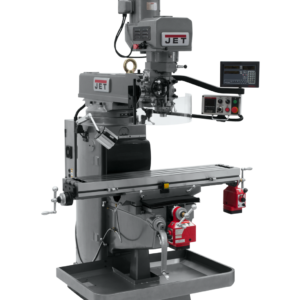 Jet JTM-1050EVS2/230 Mill With 3-Axis Newall DP700 DRO (Knee) With X and Y-Axis Powerfeeds 690641