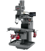 Jet JTM-1050EVS2/230 Mill With 3-Axis Newall DP700 DRO (Knee) With X, Y and Z-Axis Powerfeeds 690643