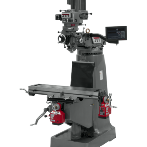 Jet JTM-1 Mill With 3-Axis Newall DP700 DRO (Quill) With X and Y-Axis Powerfeeds 691192