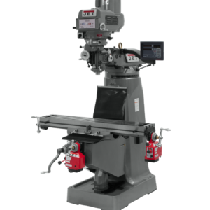 Jet JTM-4VS Mill With 3-Axis Newall DP700 DRO (Quill) With X and Y-Axis Powerfeeds 691203