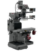 Jet JTM-1254VS with ACU-RITE 203 3X (Q) DRO, X & Y Powerfeeds & Air Power Drawbar 698064 – Image 2