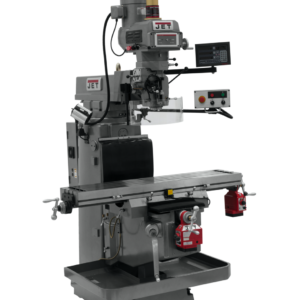Jet JTM-1254VS with NEWALL DP700 3X (K) DRO, X & Y Powerfeeds & Air Power Drawbar 698075 – Image 2