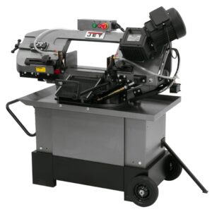 Jet HVBS-710G, 7" x 10-1/2" Horizontal/Vertical Mitering Geared Head Bandsaw 413452