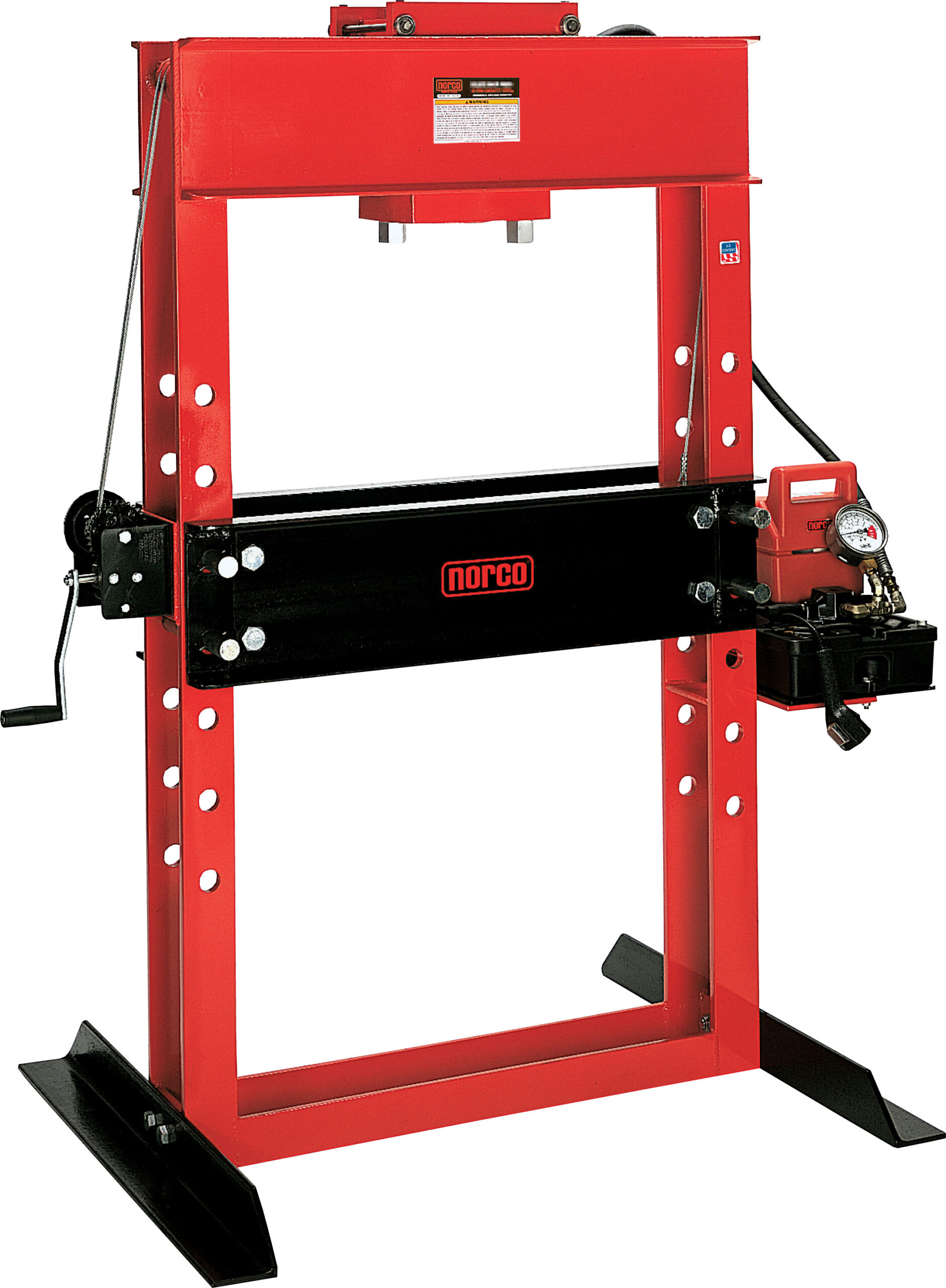 78058A.jpg Norco 50 Ton Electro Hydraulic Operated Shop Press 78058A