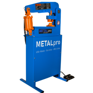 Metalpro 1.5HP 110V Single Phase 40 Ton Ironworker with Footswitch and Open Work Station MP4000