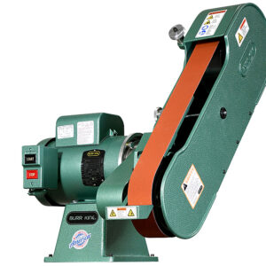 Burr King 2.5” x 60” Two Wheel 960-250 Fixed Speed 3 HP 440V Three Phase Belt Grinder 90803 – Image 2