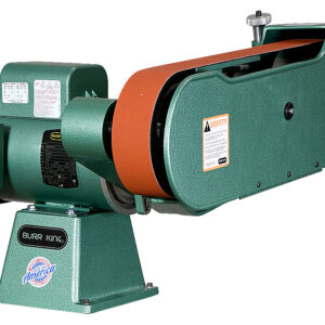 Burr King 2.5” x 60” Two Wheel 960-250 Fixed Speed 1.5 HP 120V Single Phase Belt Grinder 90100 – Image 2