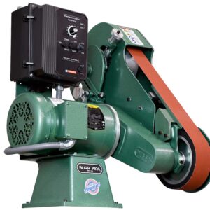 Burr King 2.5” x 60” Two Wheel 960-250 Variable Speed 1.5 HP 120V Single Phase Belt Grinder 92110 – Image 2