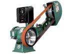 Burr King Knifemaker’s Edge 2” x 72” Two Wheel Belt Grinder with Variable Speed and 8” Contact Wheel 960-272 99730