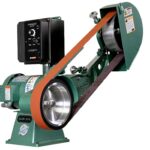 Burr King Knifemaker’s Edge 2” x 72” Two Wheel Belt Grinder with Variable Speed and 8” Contact Wheel 960-272 99730