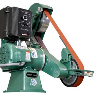 Burr King Knifemaker’s Edge 2” x 72” Two Wheel Belt Grinder with Variable Speed and 8” Contact Wheel 960-272 99730 – Image 2