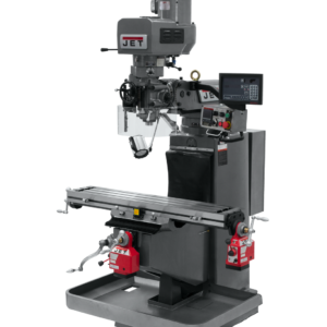 Jet JTM-949EVS Mill With 3-Axis Newall DP700 DRO (Quill) With X and Y-Axis Powerfeeds 690547