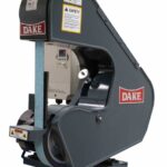 Dake Model BG-60V 110V Single Phase 1.5” x 60” Variable Speed 3-Wheel Belt Grinder 961006