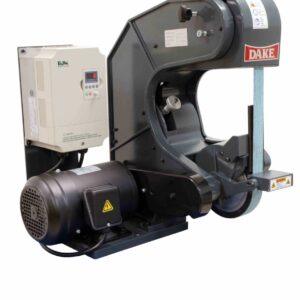 Dake Model BG-60V 110V Single Phase 1.5” x 60” Variable Speed 3-Wheel Belt Grinder 961006 – Image 2