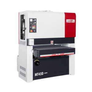 Cantek MT-Series 230V Three Phase 43”x75” Variable Speed Single-Head Metal Wide Belt Sander MT43D