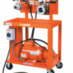 Huth 220V Three Phase 5HP Portable Dual Head Broad Range Tube Expander 1674