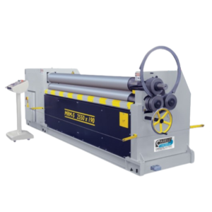 Carell Industrial MRM-S Series 5’ x ¼” 220V Three Phase 3-Roll Powered Initial Pinch Plate Roll 1550x170