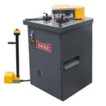 Dake Model DLN-6200 220V Three Phase 4Ga Mild Steel 24-Ton Hydraulic Sheet Metal Corner Notcher 960400