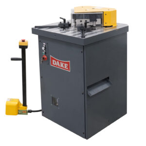 Dake Model DLN-6200 220V Three Phase 4Ga Mild Steel 24-Ton Hydraulic Sheet Metal Corner Notcher 960400