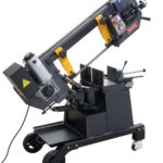 Dake Model SE-810 110V Single Phase 10” Round Capacity Semi-Automatic Variable Speed Horizontal Dual Mitering Bandsaw 983113