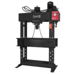 Dake EM-100 H-Frame 220V Three Phase 100Ton Electric & Manual Heavy-Duty Hydraulic Shop Press 970105