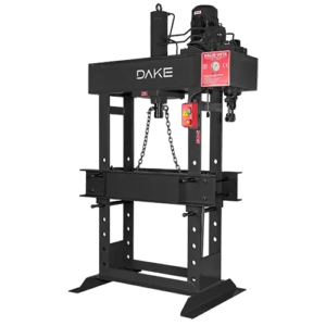 Dake EM-30 H-Frame 220V Three Phase 30Ton Electric & Manual Heavy-Duty Hydraulic Shop Press 971011