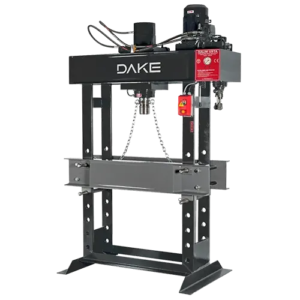 Dake EM-80 H-Frame 220V Three Phase 80Ton Electric & Manual Heavy-Duty Hydraulic Shop Press 971013
