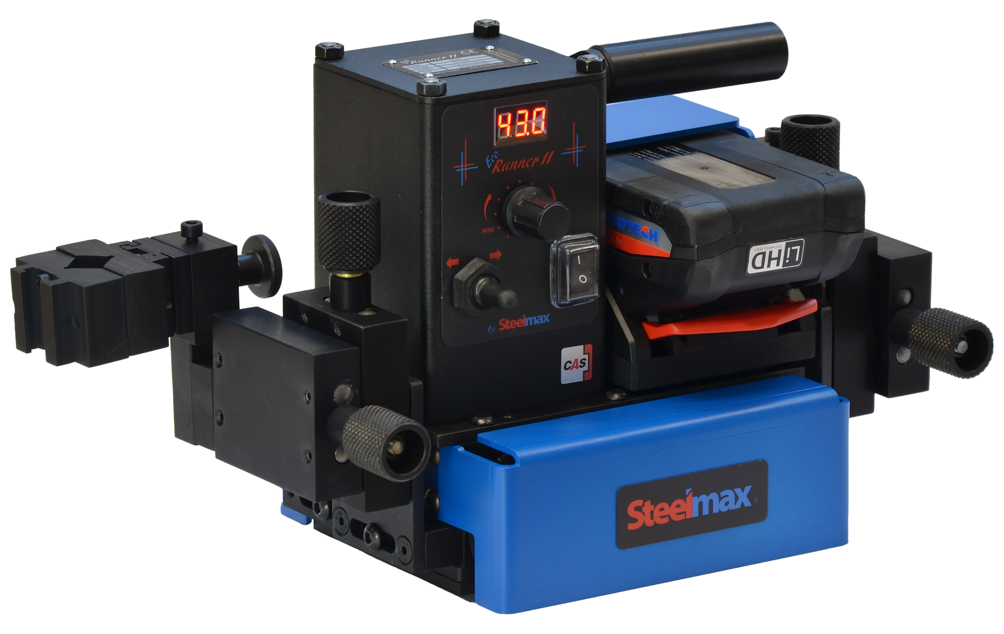Eco-Runner-2-Steelmax.png Steelmax Eco Runner II Compact 18V Battery-Powered Portable Trackless Fillet Welding Carriage SM-WC-ER-II