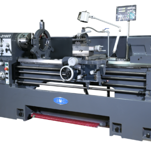 GMC Machinery 440V Three Phase 21” x 60” 12-Speed Heavy-Duty Precision Gap Bed Lathe with DRO GML-2160T