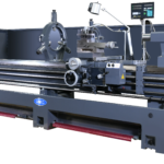 GMC Machinery 440V Three Phase 26” x 120” 12-Speed Heavy-Duty Gap Bed Lathe with DRO GML-26120T