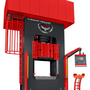 Revolution Machine Tools 40HP 550 Ton H-Frame Hydraulic Deep Drawing Press H-SMART HSA 550