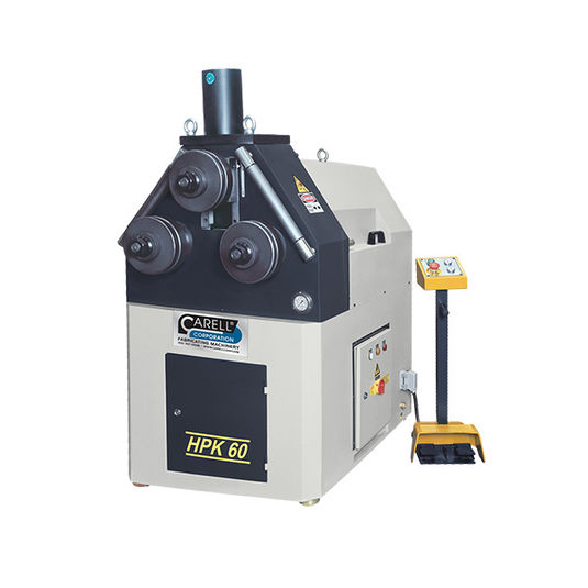 HPK-60-2.jpg Carell Industrial HPK-60 220V Three Phase 2½” Pipe 3-Roll Pyramid-Type Universal Roll Bender with Hydraulic Top Bending Roll HPK60