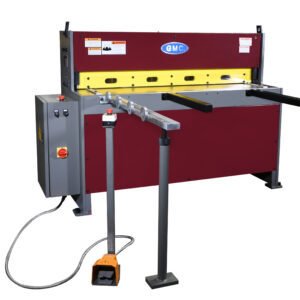 GMC Machinery 4' x 10 Gauge 440V Electric Power Shear with Manual Back Gauge EPS-0410M