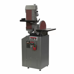 Jet J-64812VS 230V Three Phase Combination 6” x 48” Variable-Speed Belt and 12” Disc Finishing/Grinding Machine JT1-112