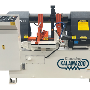 Clausing Kalamazoo 230V Three Phase 12” Variable Speed Automatic NC Hinge Type Horizontal Bandsaw KC12NC