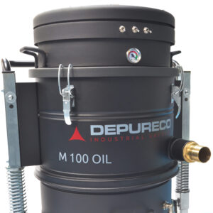 Depureco 100 Liter Industrial Vacuum Cleaner with Gravity Discharge M100 OIL – Image 2
