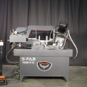 Revolution Machine Tools 1.75HP Semi-Automatic Pivoting Double Miter Band Saw S-FAB PDM 9-12 – Image 2