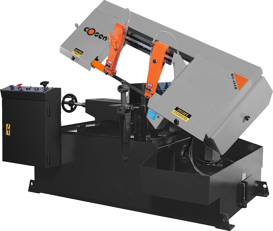 MH-460Mnew.jpg Cosen 10" Manual Horizontal Scissor Style Mitering Band Saw MH-460M
