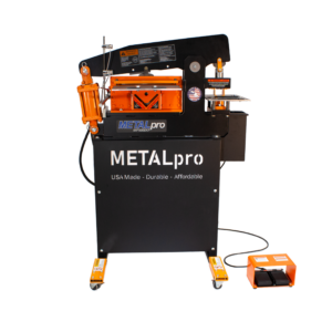 MetalPro 50 Ton 110V Single Phase Ironworker with Xtreme Production Package MP5000XP