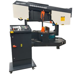 Clausing Kalamazoo 230V Three Phase 19”x28” Variable-Speed Semi-Automatic Twin-Column Dual Miter Horizontal Bandsaw MSD1928SA
