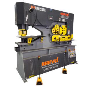Marvel Amada Three Phase Spartan Series 126 Ton Heavy Duty Dual Cylinder Ironworker MSIW126DX