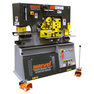 Marvel Amada Three Phase Spartan Series 60 Ton Heavy Duty Dual Cylinder Ironworker MSIW60D