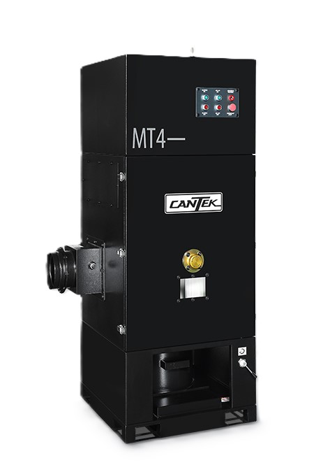 MT4.jpg Cantek 230V Three Phase 3HP 1300 CFM Dry Metal Dust Collector and Fume Extractor MT4
