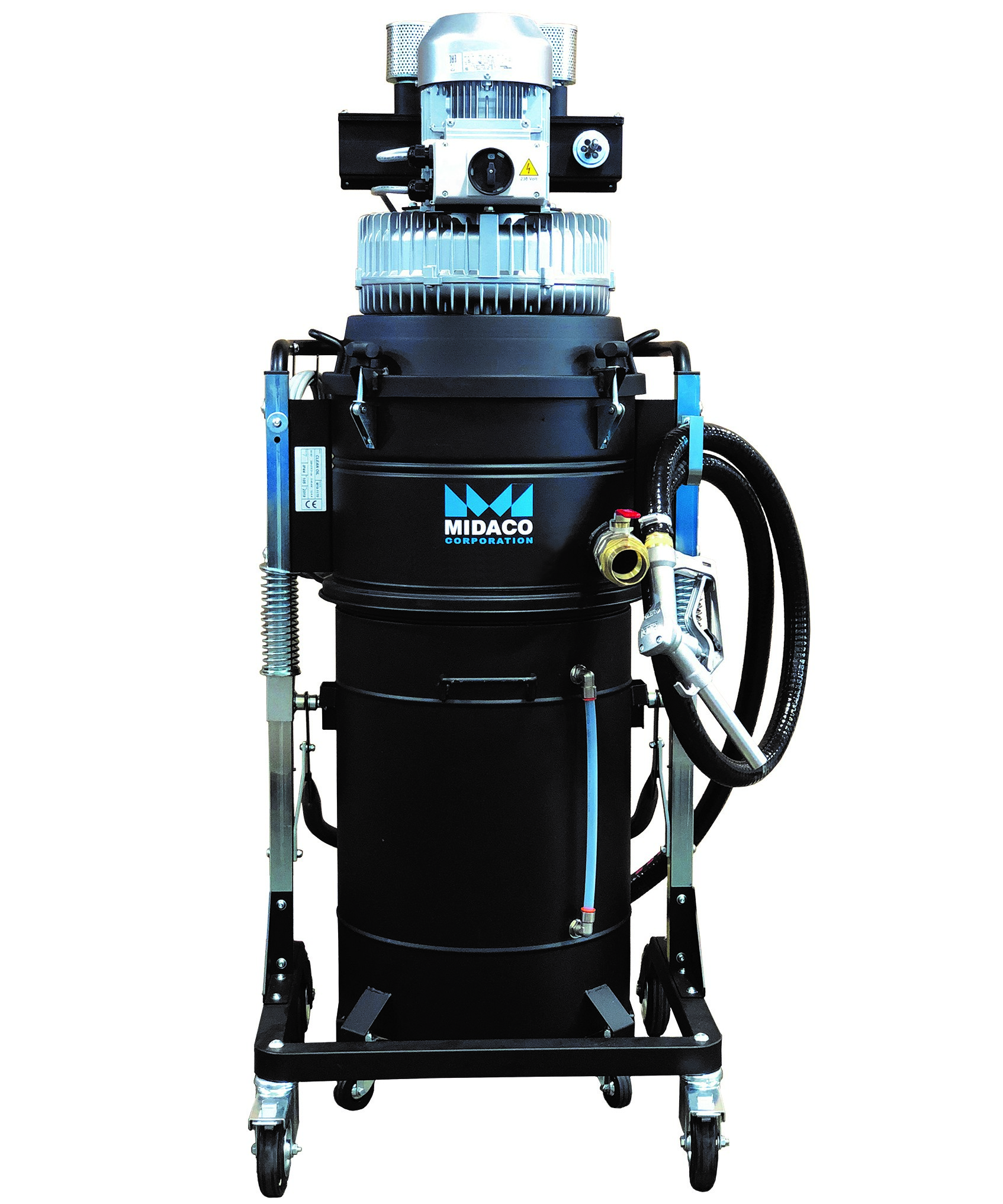 Midaco_M264VOS_100L.jpg Midaco 4HP 220V 110L Industrial CNC Vacuum with Flow Inversion M264VOS