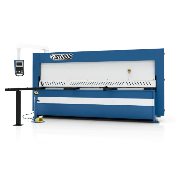 Otinus20Guillotine20PRO.png Otinus Pro Line 460V Three Phase 1/4” x 83” CybTouch-8W Controlled Guillotine Shear SMO-2106-PRO
