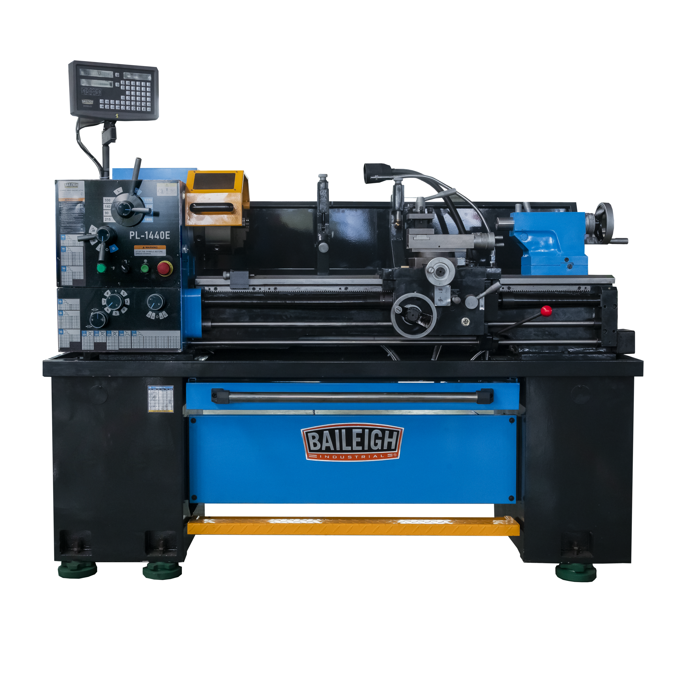 PL-1440E-1_IMG_Main-1.png Baileigh Industrial PL-1440E-1 Heavy-Duty 14” x 40” Gear Head Engine Lathe BA1-11224