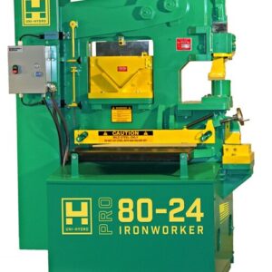 Uni-Hydro PRO 80-24 220V Three Phase 80 Ton Hydraulic Ironworker 108040
