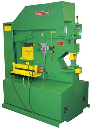 Pro150-24_UniHydro_2.jpg Uni-Hydro 7.5HP 220V Single Phase PRO 150 Ton Ironworker with 24” Bar Shear Blade & 24” Throat Depth 115050