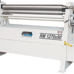 Carell Industrial RM Series 220V Three Phase 3’ x 11Ga 3-Roll Manual Single Initial-Pinch Plate Roll 1050x90