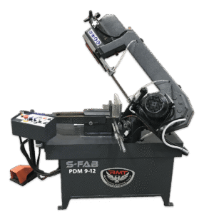 Revolution Machine Tools 1.75HP Semi-Automatic Pivoting Double Miter Band Saw S-FAB PDM 9-12